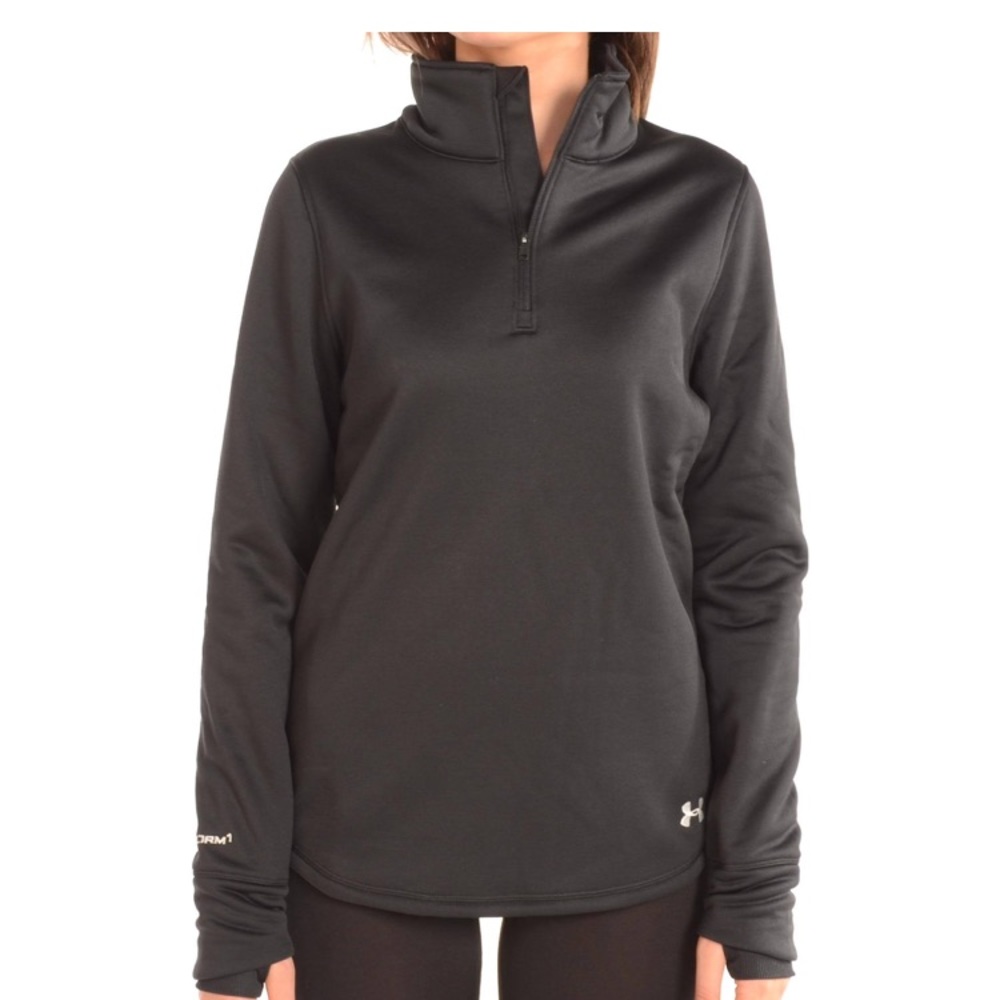 Under Armor Black Quarter Zip!
